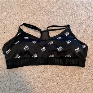 PINK VS sports bra, size large.